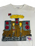 Vintage Wild Oats Shirt 1997 Beavis And Butthead Touch Tone Interactive Made In USA Weiß XL