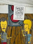 Vintage Wild Oats Shirt 1997 Beavis And Butthead Touch Tone Interactive Made In USA Weiß XL