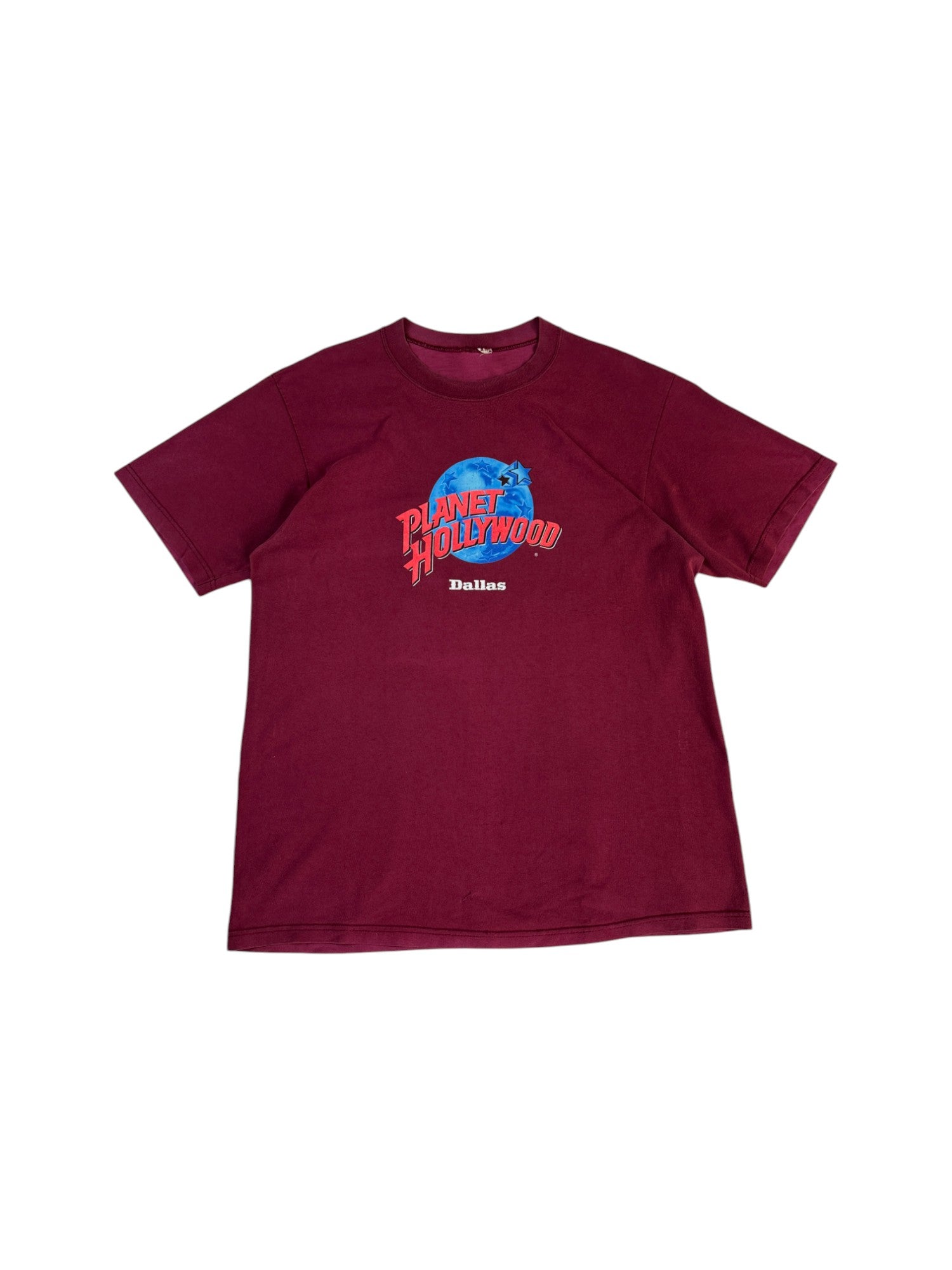 Vintage Planet Hollywood Shirt 90s Dallas Weinrot L-XL