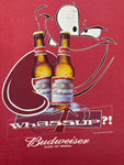 B&C Shirt 2001 Budweiser "Whassup?!" Anheuser-Busch Rot L