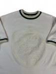 Vintage Universal Pictures Ringer-Shirt 3D Print Made In USA Weiß L
