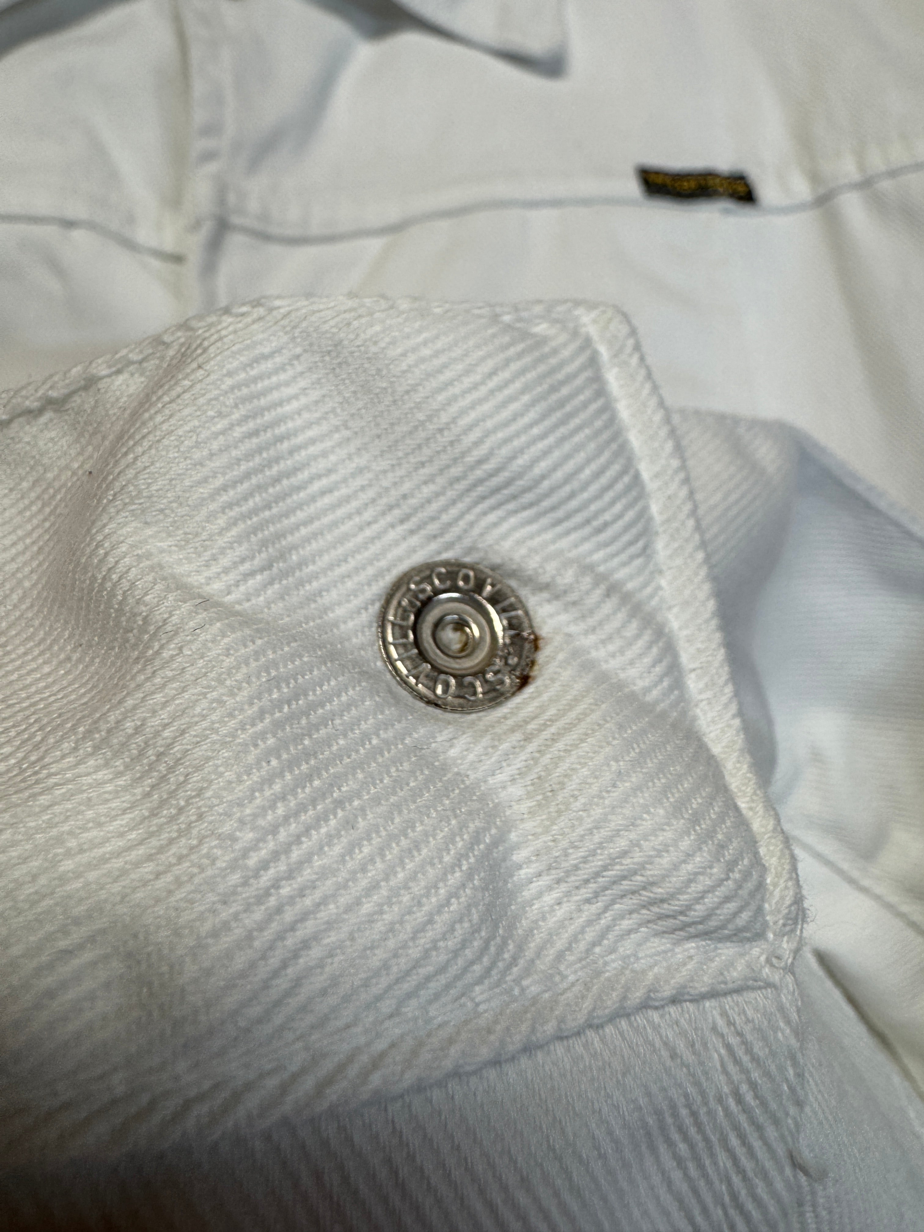 70s Wrangler Jeansjacke Weiß M - RareRags