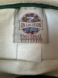 Vintage Universal Pictures Ringer-Shirt 3D Print Made In USA Weiß L