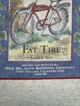 Vintage Jerzees Shirt 90s Fat Tire Amber Ale Beer Promotion Made In USA Grau L