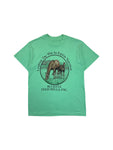 Vintage Buckeye Feed Mills Inc. Shirt 1991 Promo "Leading The Way In Equine Nutrition" Single Stitch Grün M-L