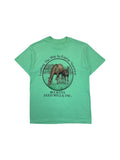 Vintage Buckeye Feed Mills Inc. Shirt 1991 Promo "Leading The Way In Equine Nutrition" Single Stitch Grün M-L