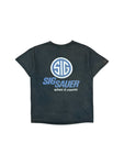 Sig Sauer Promo Shirt 00s "when it counts" Faded Schwarz M-L