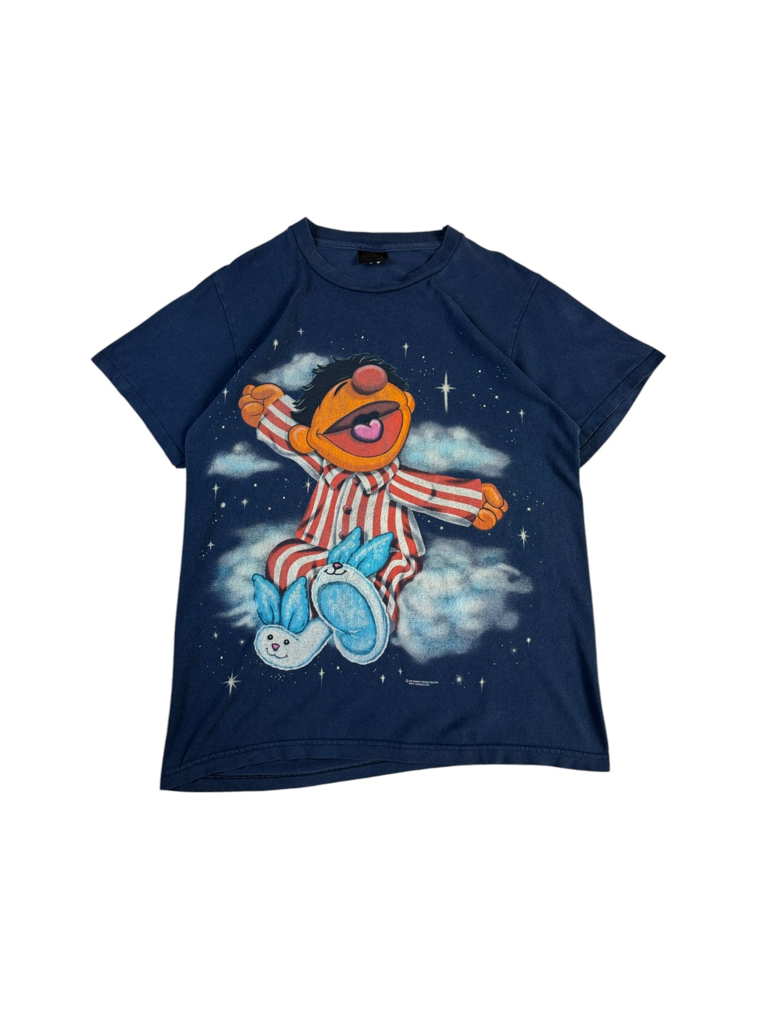 Vintage Changes Shirt 90s Jim Henson Sesamstraße Ernie Single Stitch Sleeve Made In USA Dunkelblau M