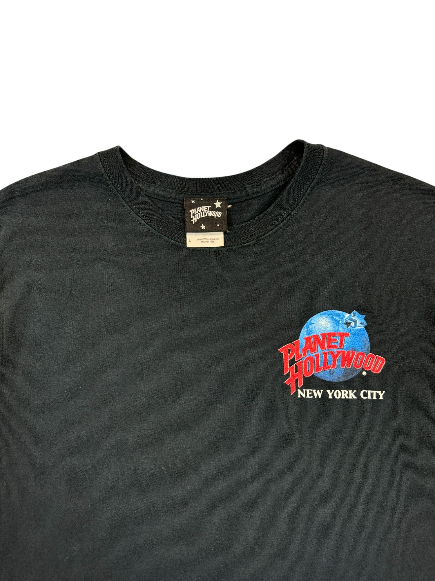 Vintage Planet Hollywood Shirt 1998 New York City Schwarz L