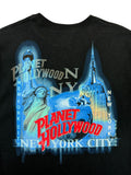 Vintage Planet Hollywood Shirt 1998 New York City Schwarz L