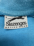Slazenger Shirt 00s Spontex Promo "Dreckskerl" Blau L