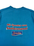 Slazenger Shirt 00s Spontex Promo "Dreckskerl" Blau L