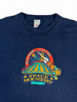 Vintage Disneyland Paris Shirt 90s Space Mountain Made In Portugal Dunkelblau XXL