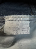 1978 Levis Damen Flared Jeans 345 Bell Bottoms Orange Tab Made In USA Blau W16 M - RareRags