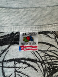 Vintage Fruit Of The Loom Shirt 90s "Die Schöne Und Das Biest" Disney Made In USA Single Stitch Grau XL