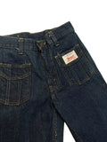 1977 Levis Schlaghose Talon Zip F01 Made In France Blau S-M - RareRags