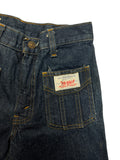 1977 Levis Schlaghose Talon Zip F01 Made In France Blau S-M - RareRags