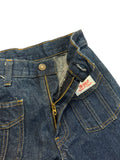 1977 Levis Schlaghose Talon Zip F01 Made In France Blau S-M - RareRags