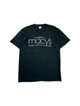 Vintage Fruit Of The Loom Promo Shirt 1992 "The magic of Macy's" Single Stitch Made In USA Schwarz XL