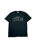Vintage Fruit Of The Loom Promo Shirt 1992 "The magic of Macy's" Single Stitch Made In USA Schwarz XL