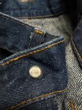 1977 Levis Schlaghose Talon Zip F01 Made In France Blau S-M - RareRags