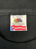 Vintage Fruit Of The Loom Promo Shirt 1992 "The magic of Macy's" Single Stitch Made In USA Schwarz XL