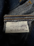 1977 Levis Schlaghose Talon Zip F01 Made In France Blau S-M - RareRags