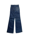 1977 Levis Schlaghose Talon Zip F01 Made In France Blau S-M - RareRags
