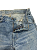 1977 Levis Schlaghose 622 Talon Zip Made In USA Blau W26 L34 - RareRags