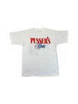 Vintage Promo Shirt 90s Pusser's Rum “YOU GET MORE OUT” Single Stitch Weiß L