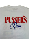 Vintage Promo Shirt 90s Pusser's Rum “YOU GET MORE OUT” Single Stitch Weiß L