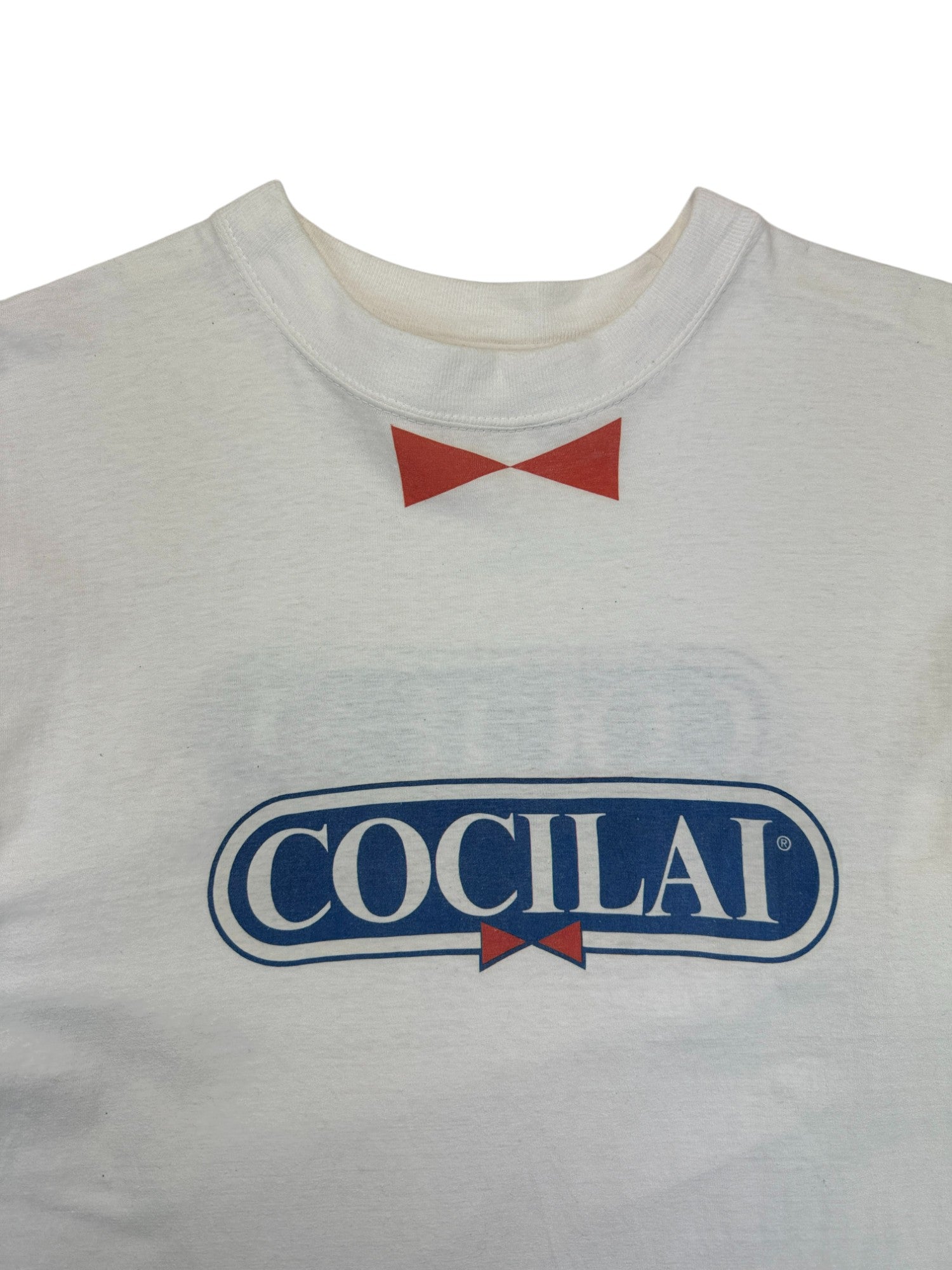 Vintage Promo Shirt 90s Cocilai Single Stitch Weiß M