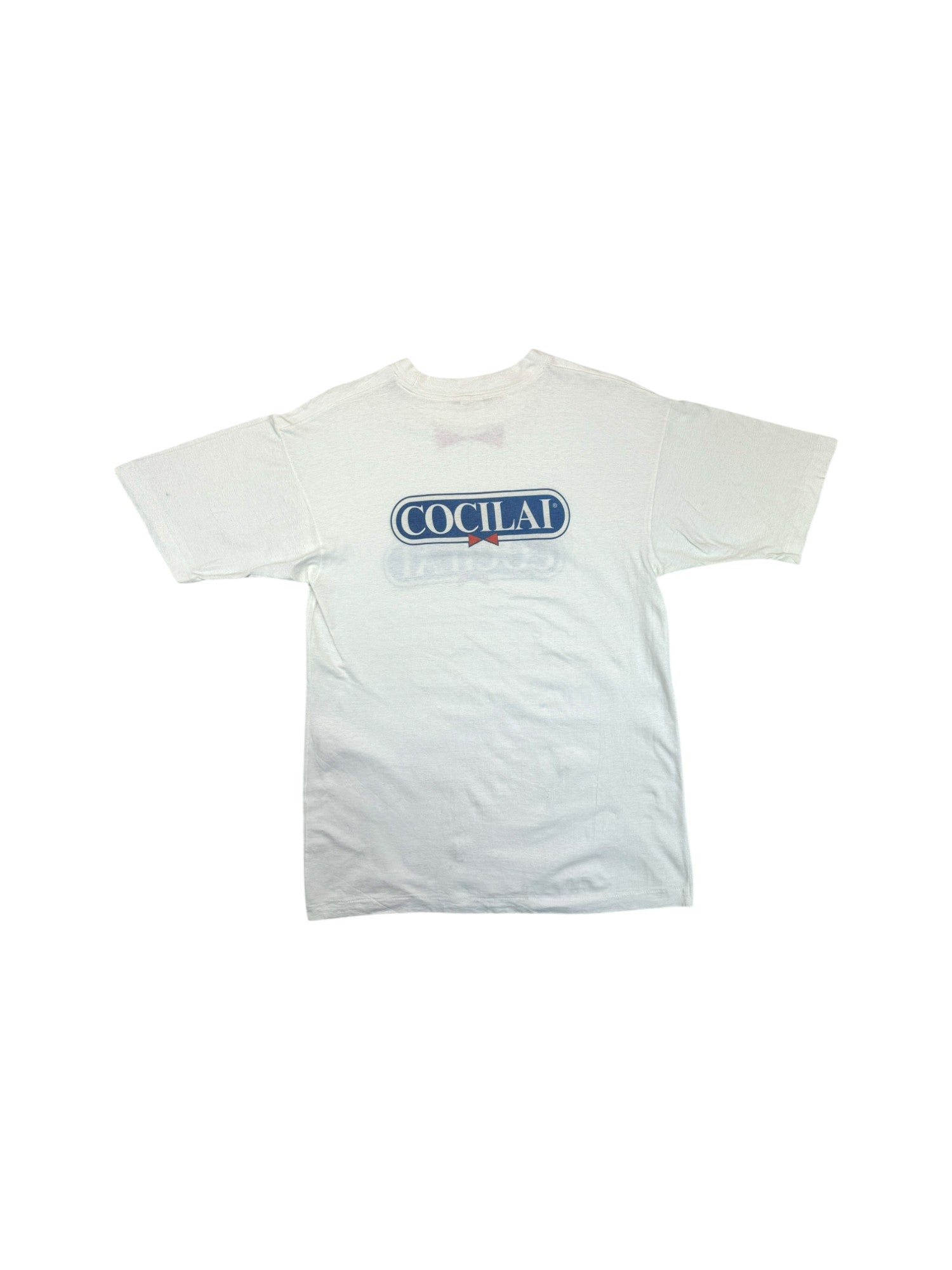 Vintage Promo Shirt 90s Cocilai Single Stitch Weiß M