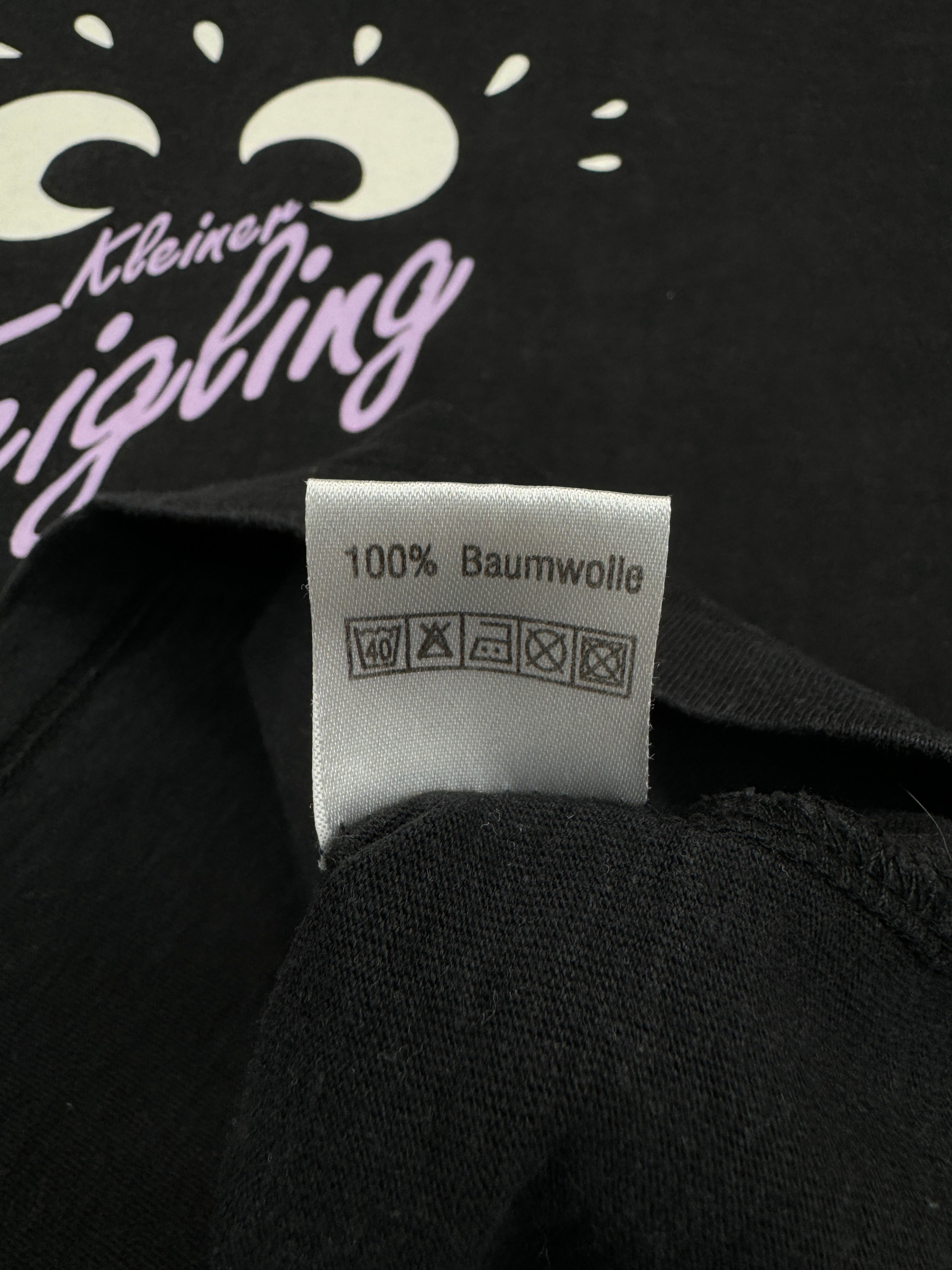 Vintage Kleiner Feigling Promo Shirt 90s Schwarz L