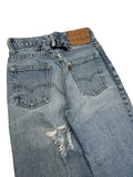 70s Levis Damen Jeans Buckle Back 16 Made In USA Blau 5 XS-S - RareRags