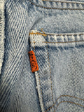 70s Levis Damen Jeans Buckle Back 16 Made In USA Blau 5 XS-S - RareRags