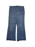 80s Levis Faux Denim Hose Flared White Tab 266 Blau M-L - RareRags