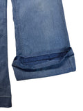 80s Levis Faux Denim Hose Flared White Tab 266 Blau M-L - RareRags