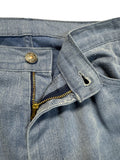 80s Levis Faux Denim Hose Flared White Tab 266 Blau M-L - RareRags
