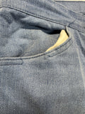 80s Levis Faux Denim Hose Flared White Tab 266 Blau M-L - RareRags