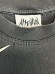 Vintage Attention Promo Shirt 90s Freixenet Ausgewaschen Schwarz XL