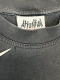 Vintage Attention Promo Shirt 90s Freixenet Ausgewaschen Schwarz XL
