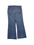 80s Levis Faux Denim Hose Flared White Tab 266 Blau M-L - RareRags