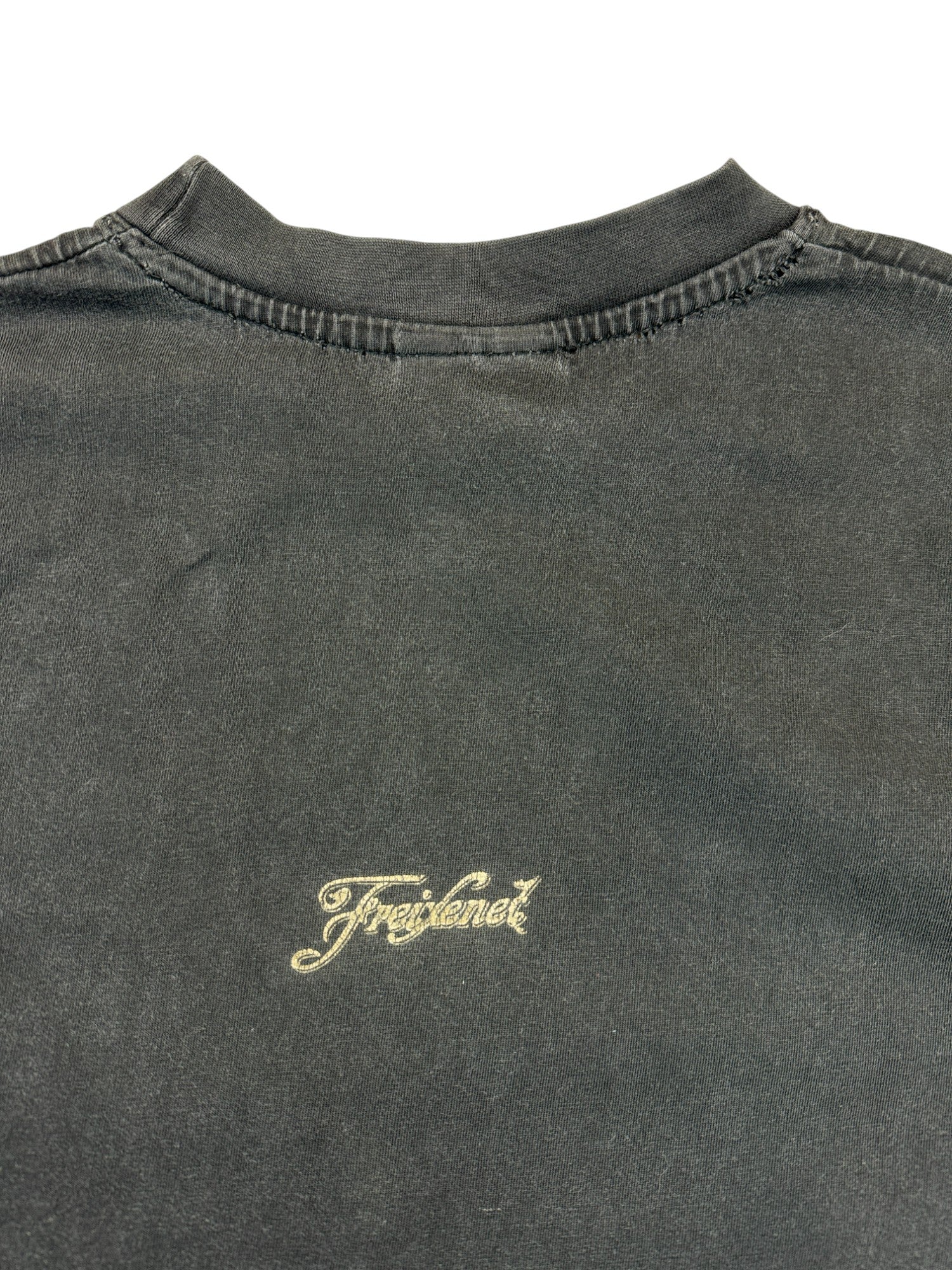 Vintage Attention Promo Shirt 90s Freixenet Ausgewaschen Schwarz XL
