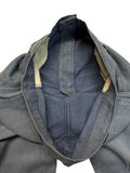 80s Levis Faux Denim Hose Flared White Tab 266 Blau M-L - RareRags