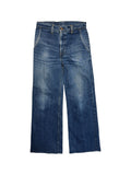 80s Levis Jeans Wide Leg Orange Tab Blau W30 L34 - RareRags