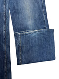 80s Levis Jeans Wide Leg Orange Tab Blau W30 L34 - RareRags