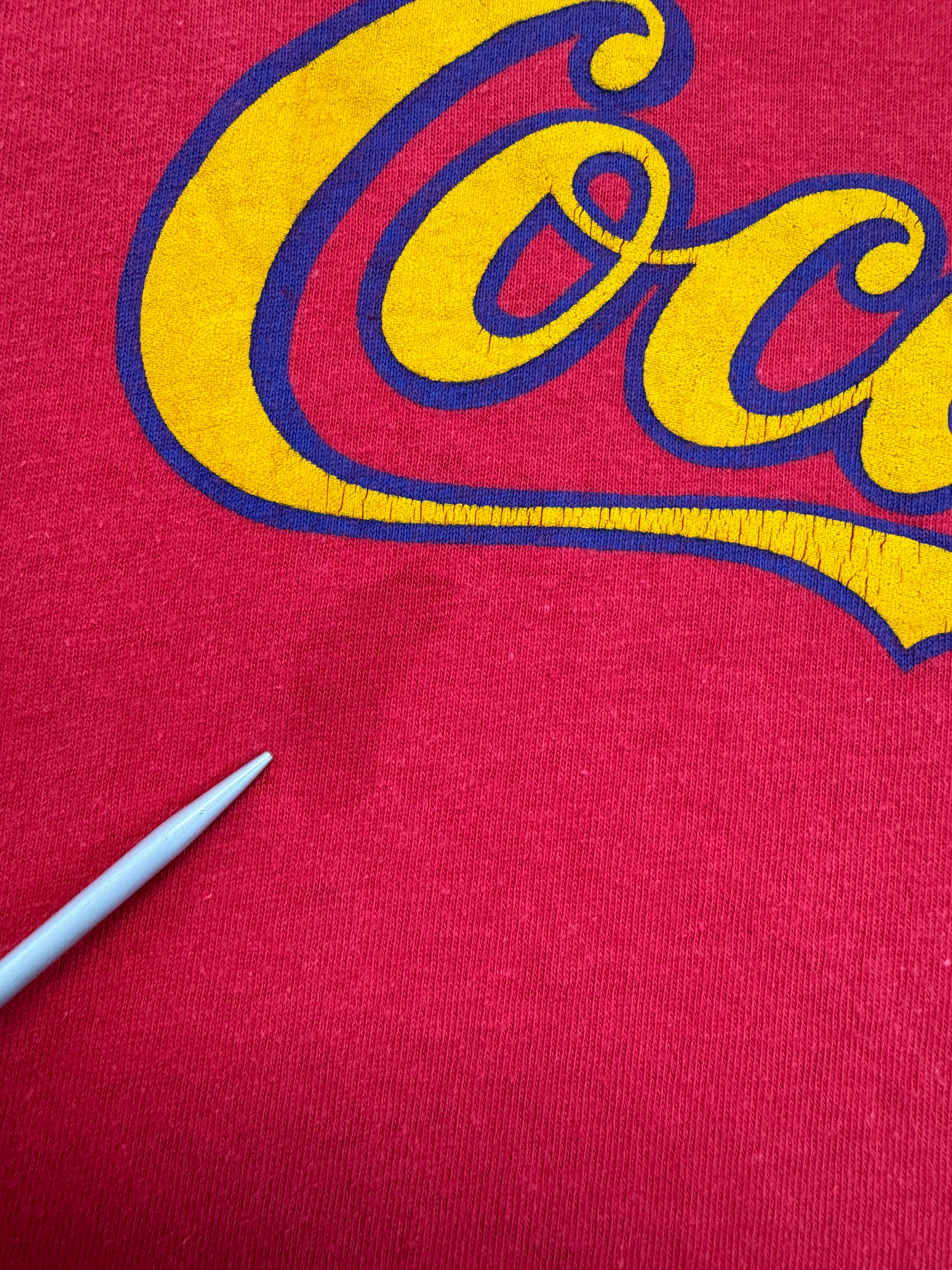 Vintage Promo Shirt 90s Coca Cola Single Stitch Rot M-L