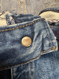 80s Levis Jeans Wide Leg Orange Tab Blau W30 L34 - RareRags