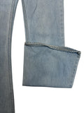80s Levis Flared Jeans Orange Tab Hellblau S-M - RareRags